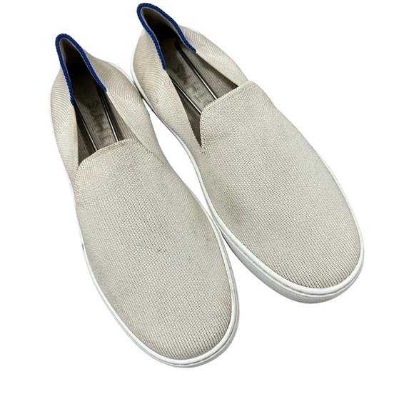 Rothy's Cream The Original Slip On Flat Casual Shoe 6 - Picture 1 of 9